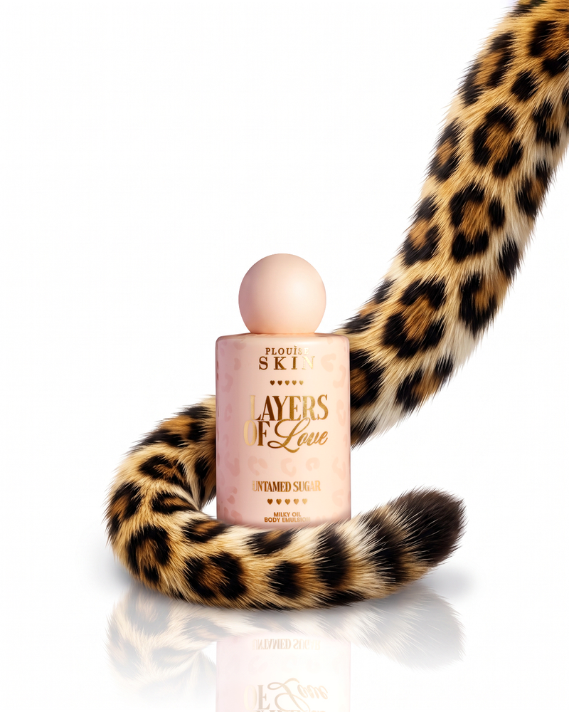 Tělová emulze Cheetah Layers Of Love s mléčným olejem