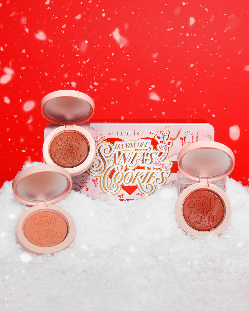 Kerstkoekjes verwend met keuze Blush Tin