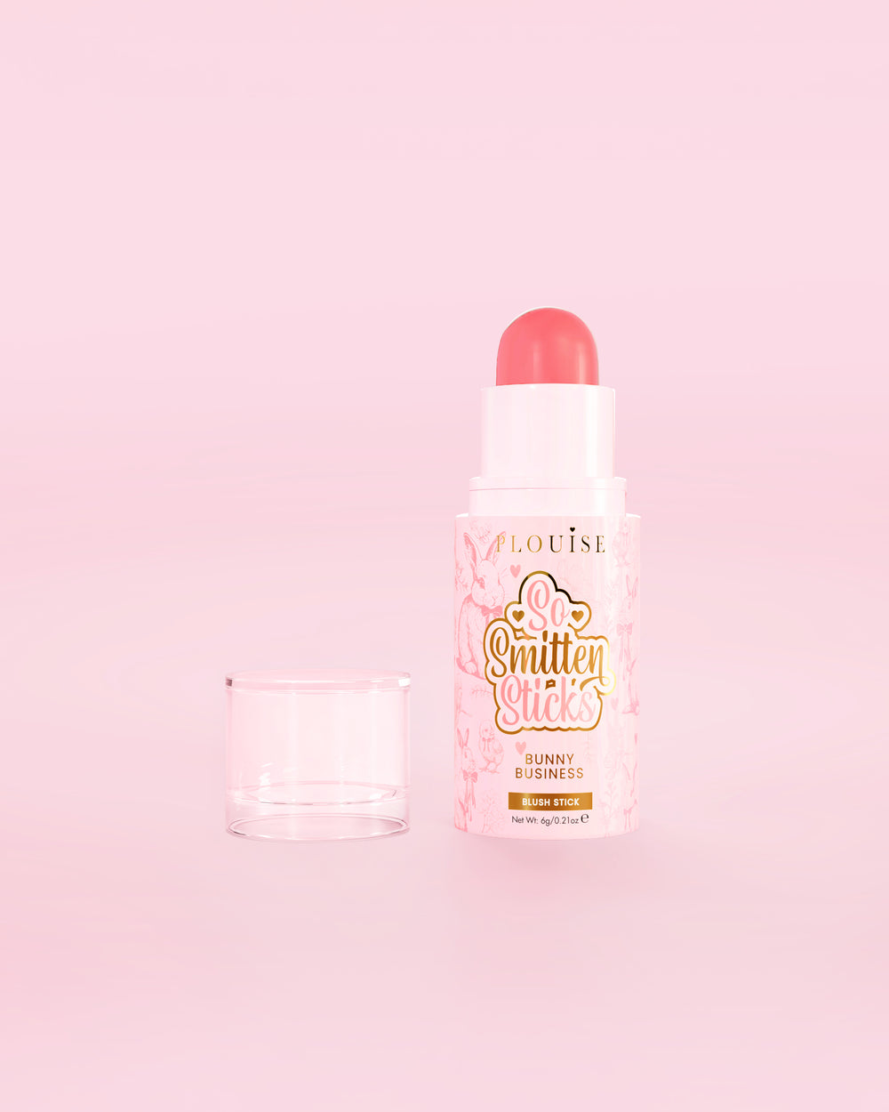 P.Louise So Smitten Blush Stick i Bunny Business nuance