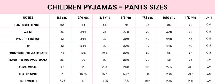 Girls Christmas Bow Pyjamas - Trousers Set