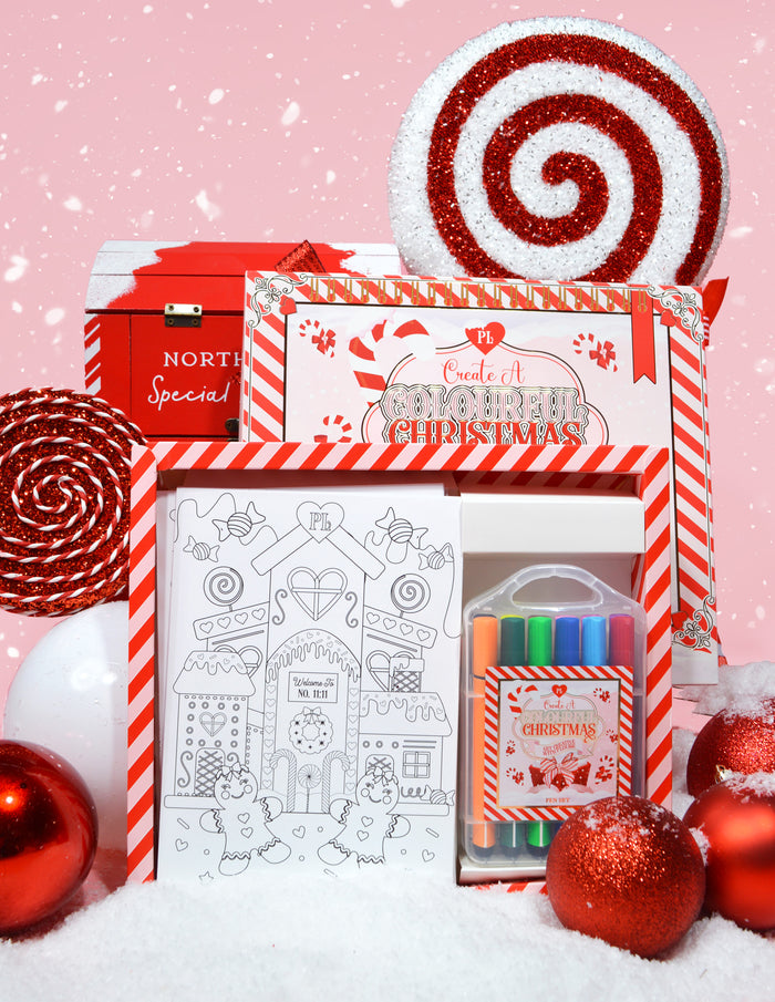 Create A Colourful Christmas Colouring Book