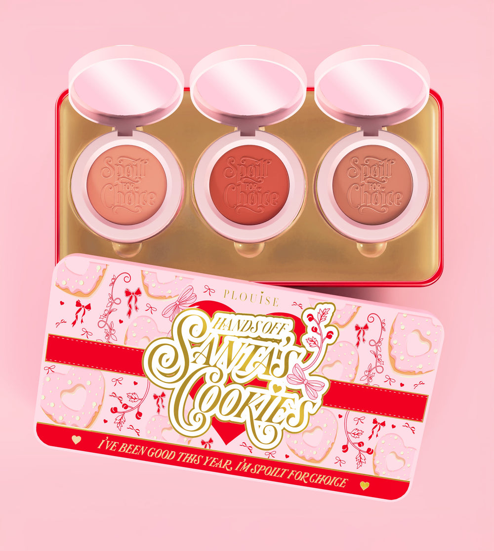 Kerstkoekjes verwend met keuze Blush Tin