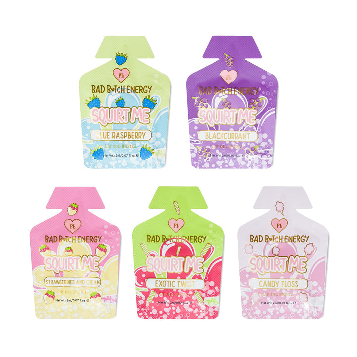 P.Louise Squirt Me Lip Oil Refill Sachet Packs 2ml