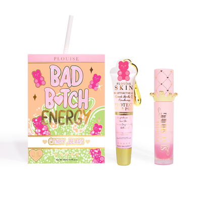 Bad Bitch Energy Lip Conditioner & Lip Oil Duo - Strawberry