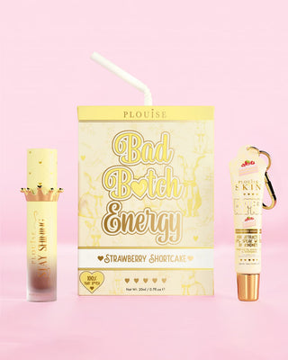 P.Louise Bad Bitch Energy Lip Duo in Strawberry Shortcake