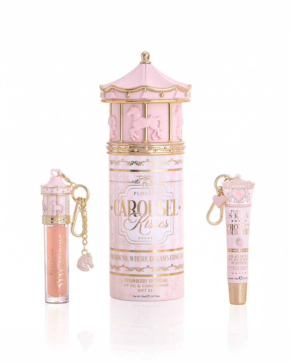 Dárková sada Carousel Kisses Lip Duo & Charm