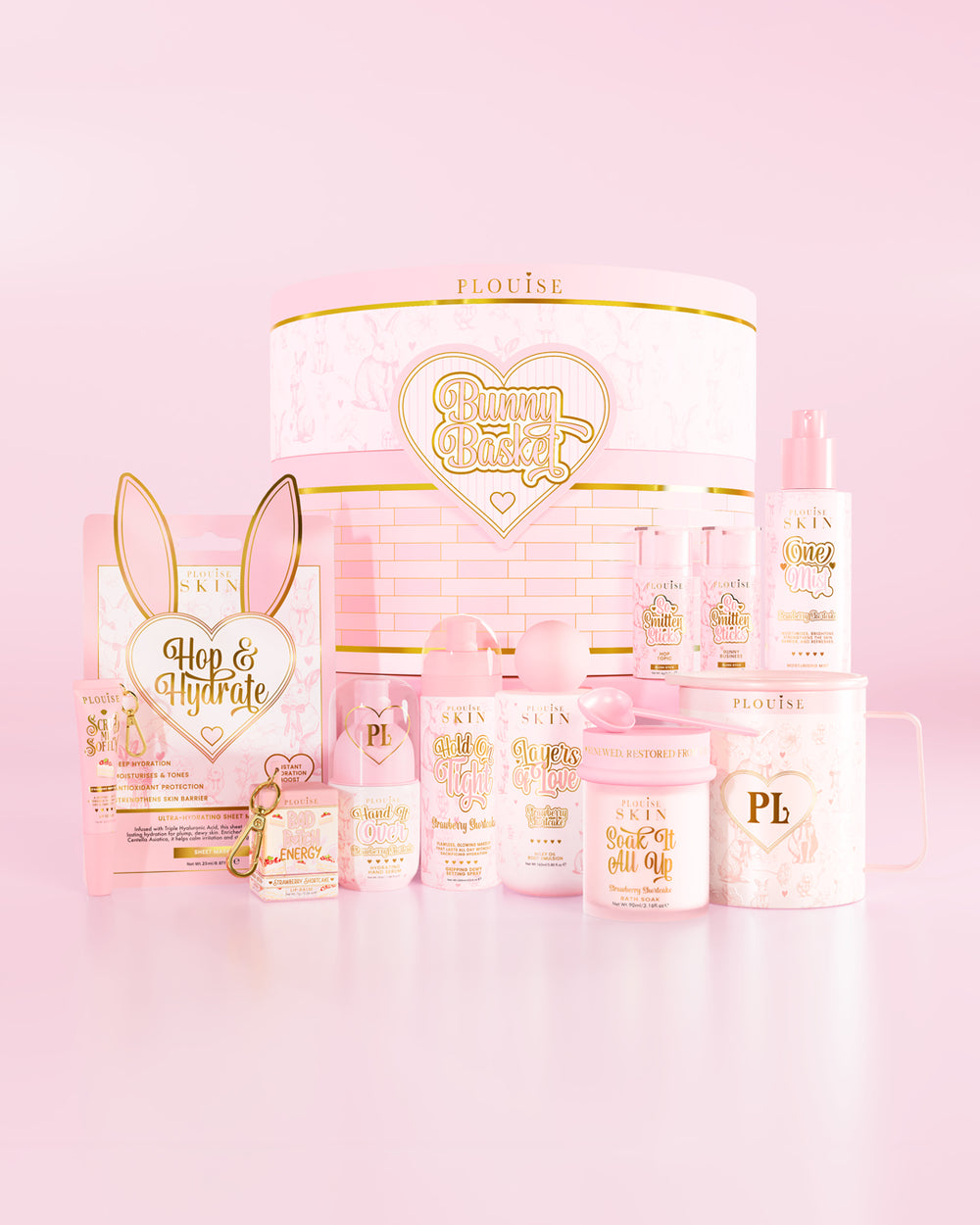 Fuld P.Louise Easter Bunny Basket Bundle med alle produkterne