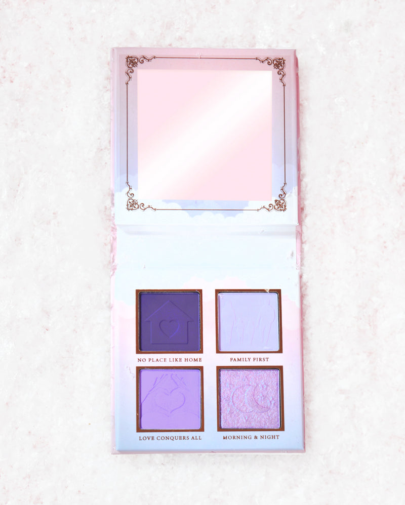 Home Is Where The Heart Is Purple Eyeshadow Palette