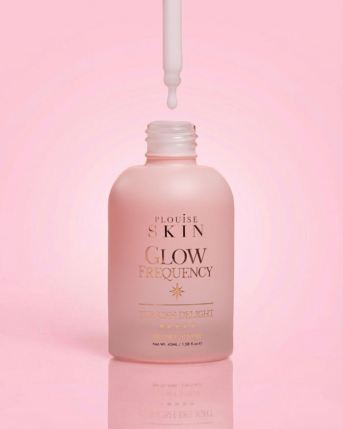 P.Louise Glow Frequency Glowy Serum Turkish Delight Bottle