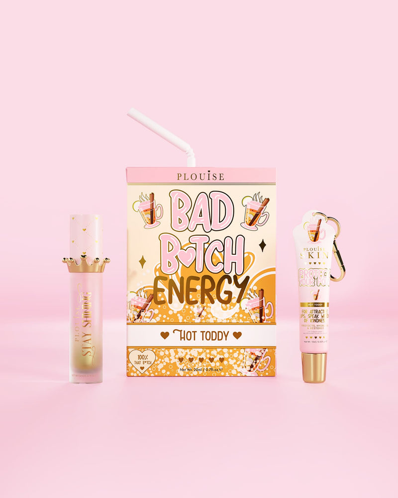 Bad Bitch Energy Lip Conditioner & Lip Oil Duo - Strawberry