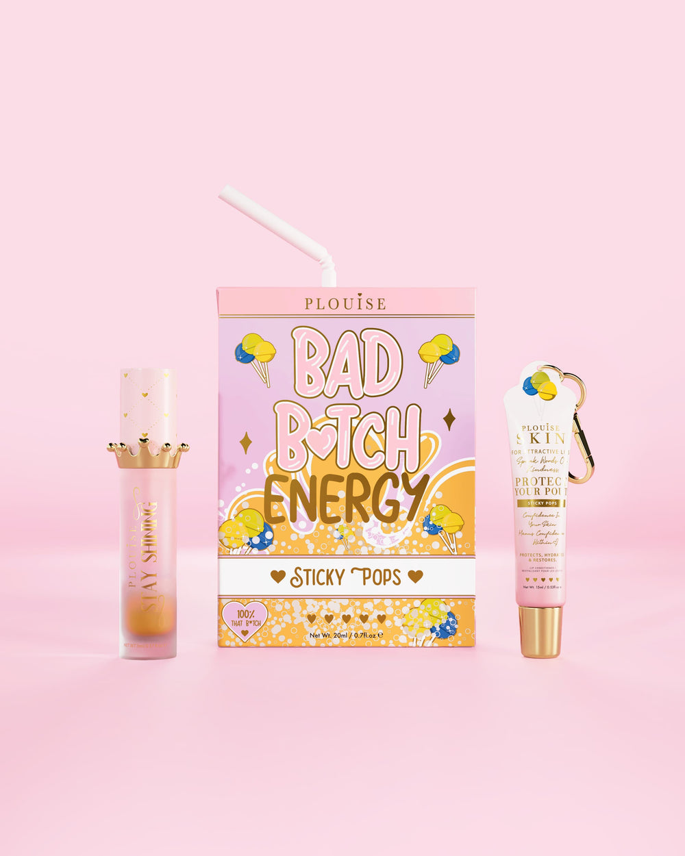 Duo revitalisant et huile pour les lèvres Bad Bitch Energy