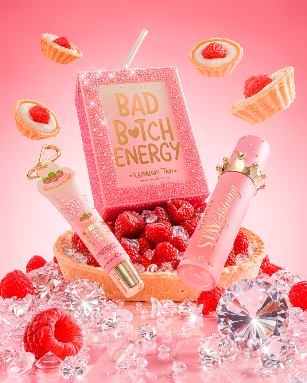 ‍Crystal Bad Bitch Energy Lip Duo Crostata al lampone (sconto del 100%)