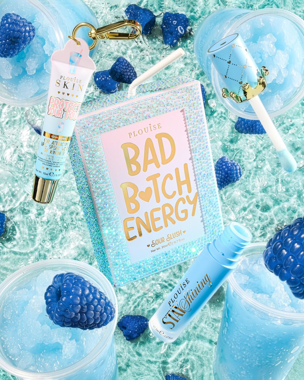 ‍Crystal Bad Bitch Energy Lip Duo Sour Slush (100% sleva)