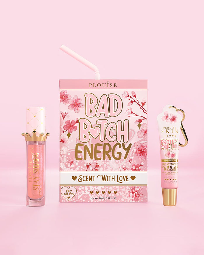 Bad Bitch Energy Lippenpflege- und Lippenöl-Duo
