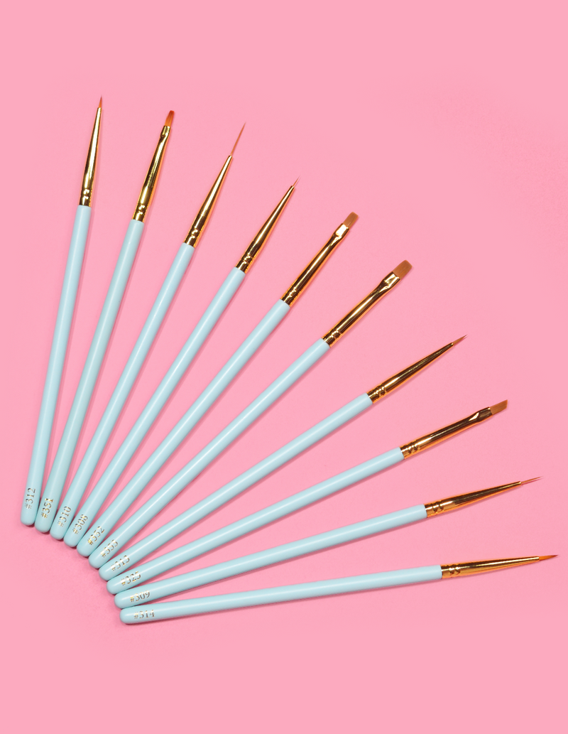 Detail In The Deal 10-Piece Blue Eye Detailing Brush Set