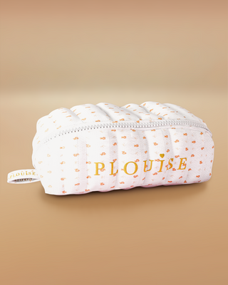 A bolsa de maquiagem e cuidados com a pele Teddy Bear de toque mais suave