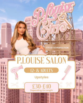P.Louise City - Lavage, brushing et boucles pour adultes et plus de 12 ans avec extensions (copie)