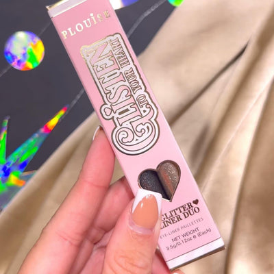 Juego de delineador de ojos líquido con purpurina Glisten To Your Heart