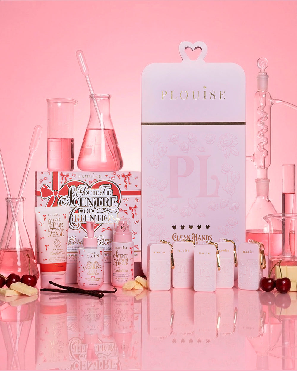 Verwen mij Lichaamsverzorging en handdesinfecterende spray PR-cadeauset